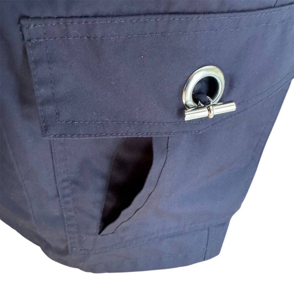 Mackintosh New England Blue Hooded Rain Coat Jacket Size Medium - Picture 11 of 15